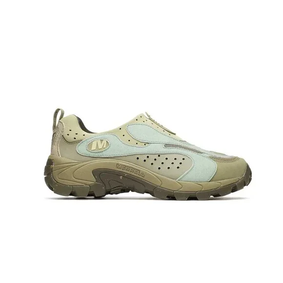 Merrell Moc Speed Streak Evo SE Suede Sneakers Mens SLIP-ON SIZE 10 Olive NEW - Picture 10 of 14